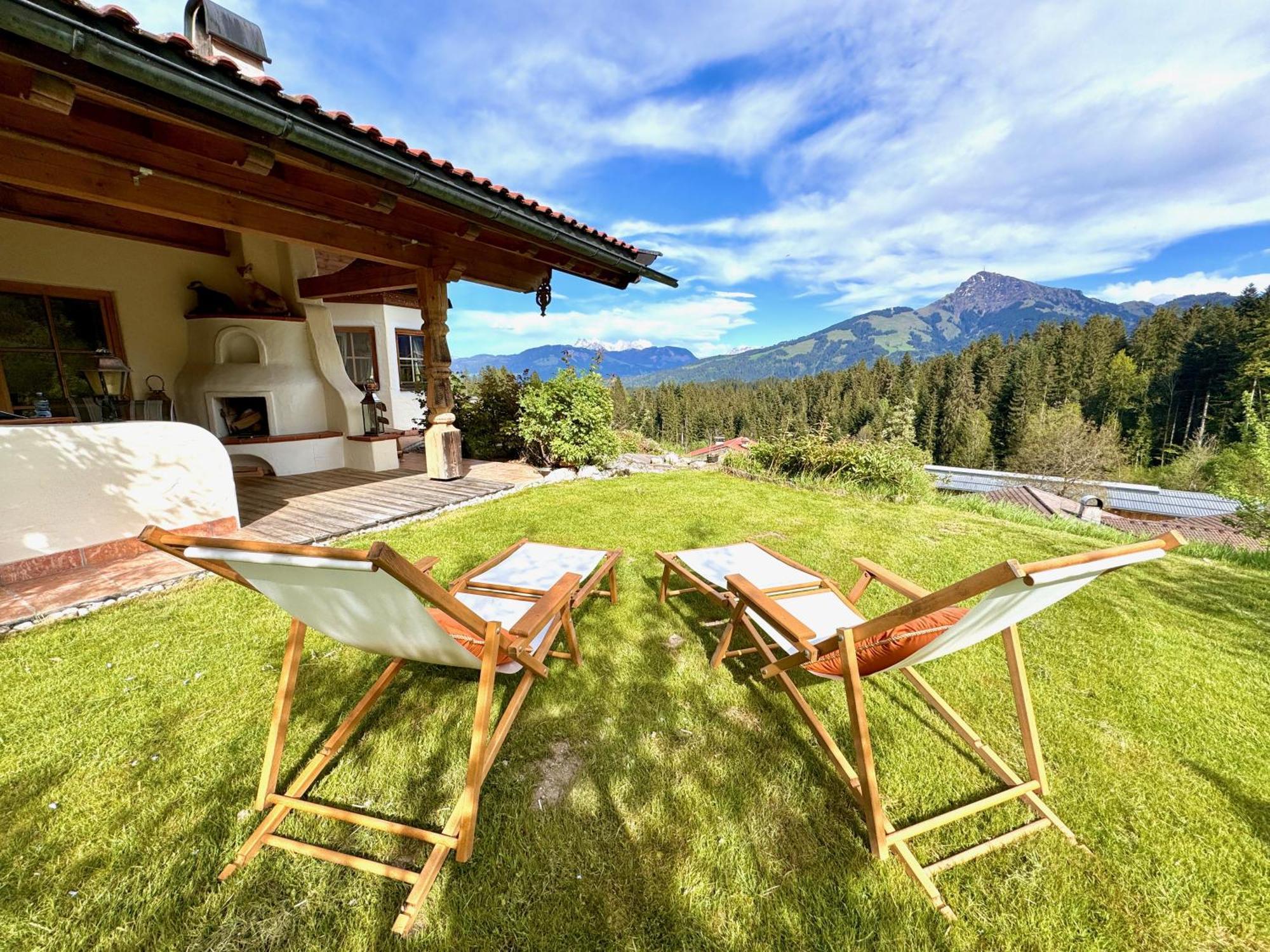 5* Panorama Chalet Mit Sauna By Belle Stay Going am Wilden Kaiser Dış mekan fotoğraf